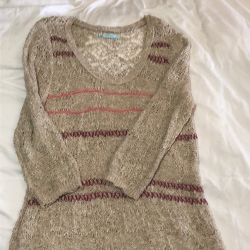 See through sweater